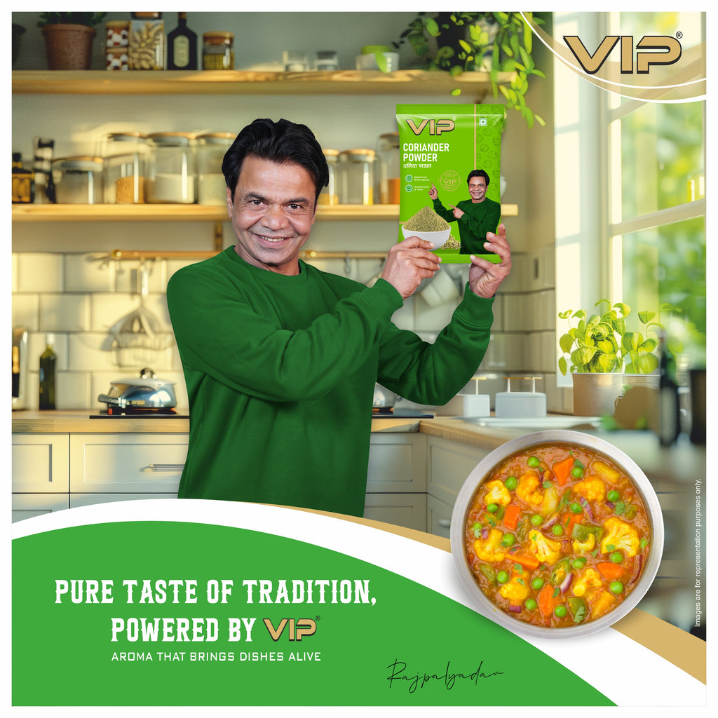 VIP Dhania Powder / Coriander Powder – Made from Premium Whole Coriander Seeds | 100% Pure, No Adulteration | Fresh Aroma & Mild Sweet Taste