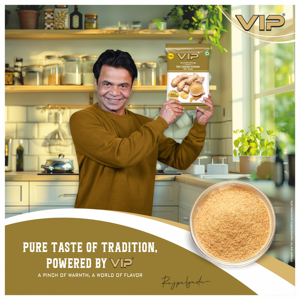 VIP Sauth Powder / Dry Ginger Powder – Made from Premium Ginger Roots | 100% Pure, No Preservatives | Warm Aroma & Sharp Natural Taste